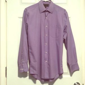 Men’s purple button down dress shirt size S